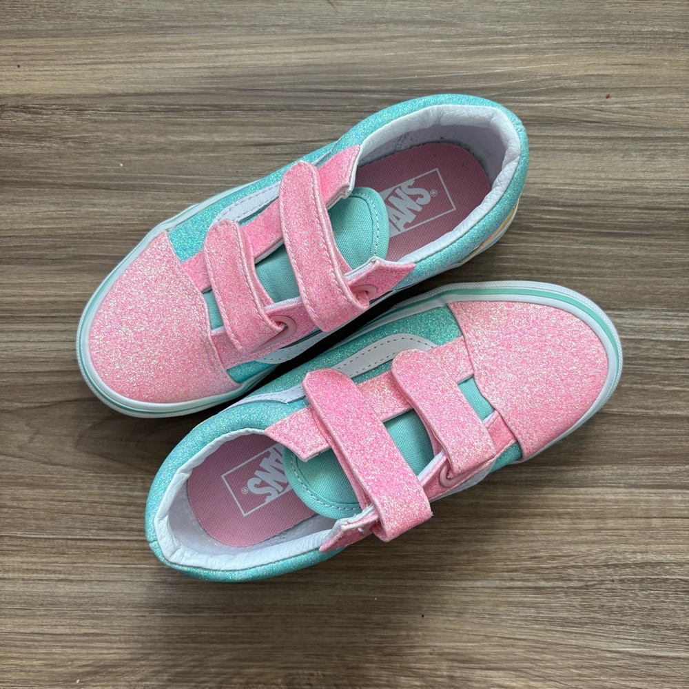 Sparkly Low Top Vans | Colorful Glitter Sneakers | Trendy Streetwear Shoes